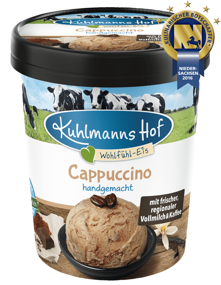 Milch-Eis Cappuccino